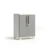 Mobile a basamento in legno KETER Linear 68x39x90cm beige chiaro/grigio chiaro