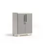 Mobile a basamento in legno KETER Linear 68x39x90cm beige chiaro/grigio chiaro