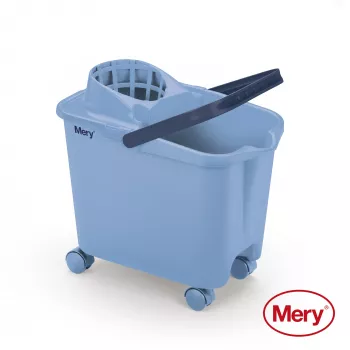 MERY secchio 14L con ruote a incastro blu