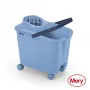 MERY secchio 14L con ruote a incastro blu