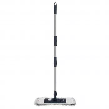MERY mocio in microfibra 45cm con manico telescopico in metallo 80-140cm Premium