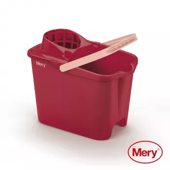 MERY secchio 14L con pulsante rosso