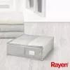 RAYEN Scatola portacoperte Premium grigia 65x55x20cm