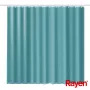 RAYEN Tenda da doccia 180x200cm azzurra, poliestere