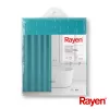 RAYEN Tenda da doccia 180x200cm azzurra, poliestere