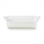 Le Creuset Piastra rettangolare da forno Heritage in gres 26x19cm / 2,4L bianca