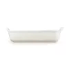 Le Creuset Piastra rettangolare da forno Heritage in gres 32x24cm / 4L bianca