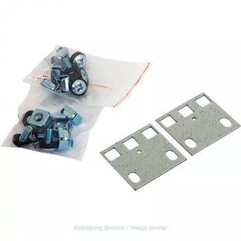 Triton RAX-RV-X01-X2 Copertura universale per distributori dati a parete, 1 paio, nero