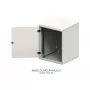 Triton RBA-18-AS6-CAX-A1 Armadio a parete 19 pollici 18U, 600x595mm, monoblocco, grigio