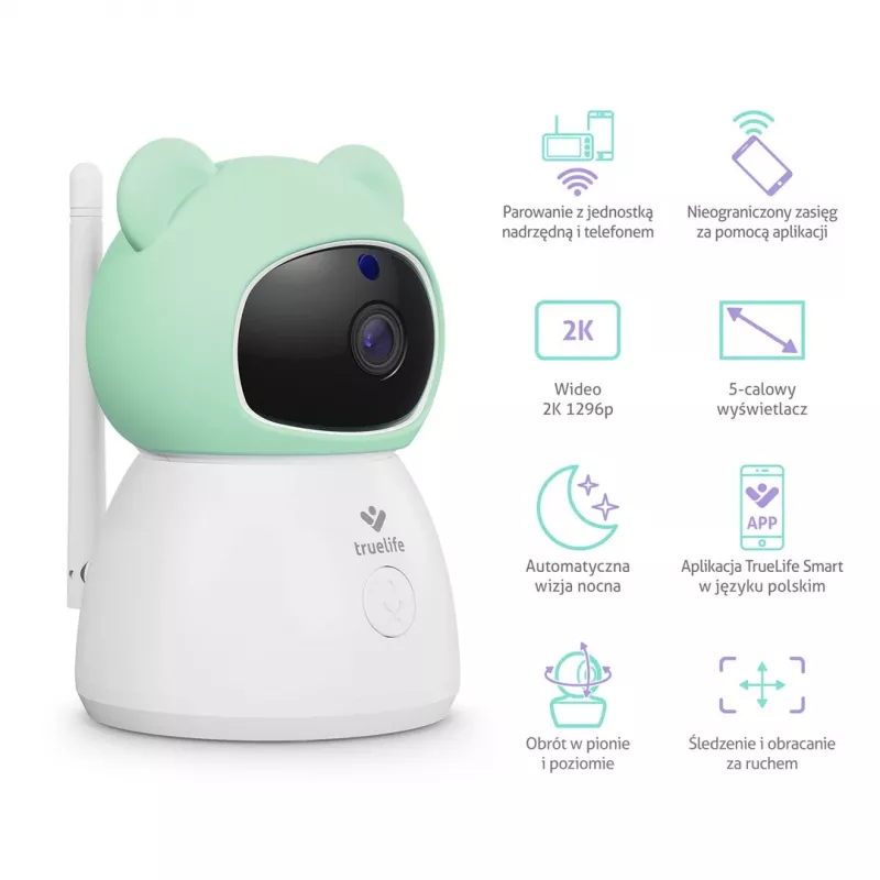 TrueLife NannyCam R6 Dual babyphone smart