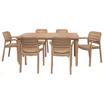 Keter Futura tavolo da giardino beige 29197868587