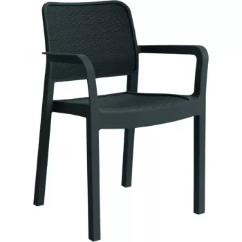 KETER sedia da giardino Samanna grigio