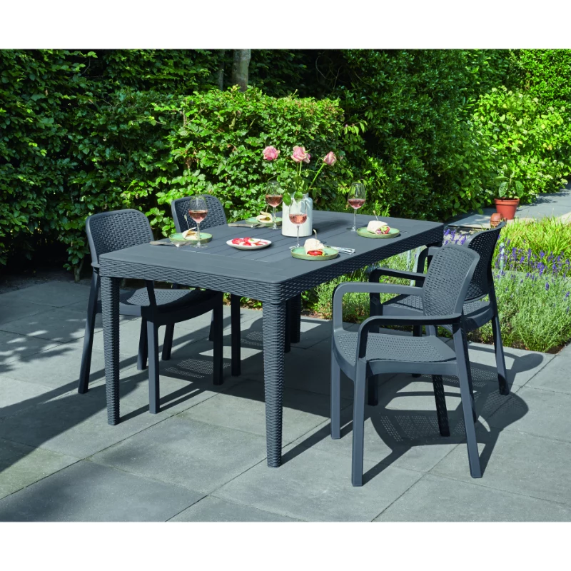 KETER sedia da giardino Samanna grigio
