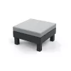 KETER sgabello/tavolino da giardino Element con cuscino grigio/grigio chiaro