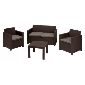KETER Set da giardino Alabama marrone