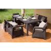 KETER Set da giardino Corfu Fiesta marrone