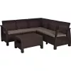 KETER Set da giardino Corfu Relax marrone