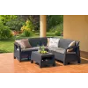 KETER Set da giardino Corfu Relax marrone