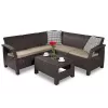 KETER Set da giardino Corfu Relax marrone