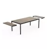 KETER Tavolo da giardino allungabile Deco Porto Nova allungabile 200-280 effetto frassino/nero