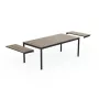KETER Tavolo da giardino allungabile Deco Porto Nova allungabile 200-280 effetto frassino/nero