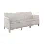 KETER Divano da giardino 3 posti Scandi Form grigio ghiaia/beige chiaro