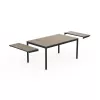 KETER Tavolo da giardino allungabile Deco Porto Nova allungabile 160-240 tono frassino/nero