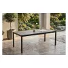 KETER Tavolo da giardino Deco Porto Nova 200 effetto frassino/nero