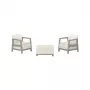 KETER Set da giardino Scandi Linea set da balcone grigio ghiaia/verde salvia pietra