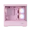 Zalman P30 V2, case PC mini tower mATX, 3 ventole ARGB 120mm, rosa