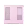 Zalman P30 V2, case PC mini tower mATX, 3 ventole ARGB 120mm, rosa
