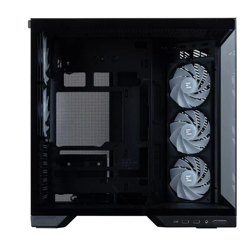 Zalman D50, case PC mid tower ATX, 3 ventole 120mm, nero