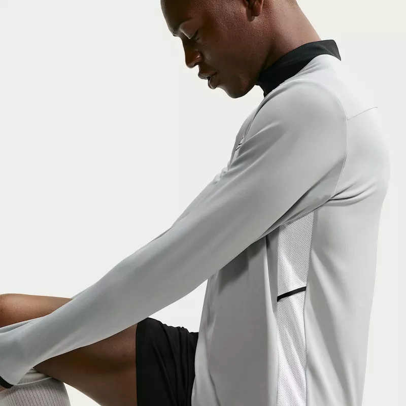 Nike Dri-Fit Academy 25 Drill Top felpa uomo grigio FZ9767 012 M