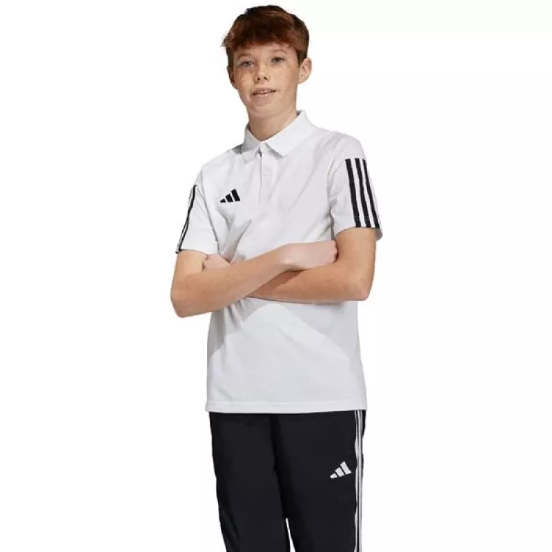 adidas Tiro 23 Competition Cotton maglietta bambino bianco IC4576 140 cm