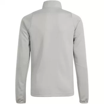 adidas Tiro 24 maglia da allenamento bambino felpa grigio IR9363 116 cm