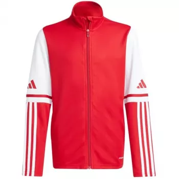 adidas Squadra 25 felpa da allenamento per bambino rosso JD4797 128 cm