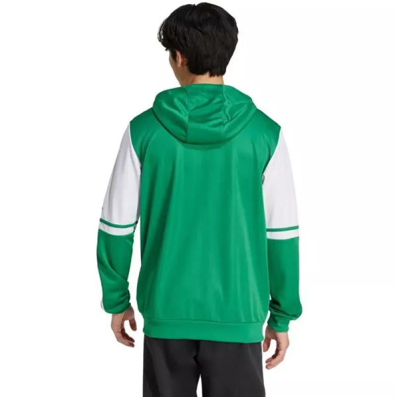 adidas Squadra 25 Hoody felpa uomo verde e bianco JP3164 S