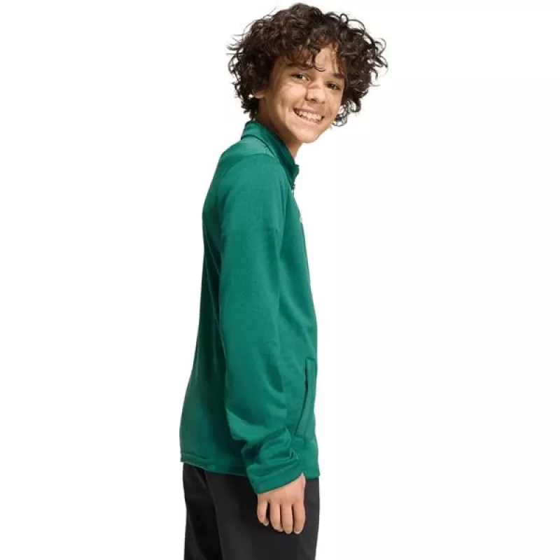 Felpa adidas Entrada 26 Track bambino verde KE9837 152cm