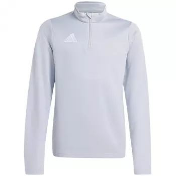 Felpa adidas Entrada 26 Trainingsshirt bambino grigio chiaro JZ6637 140cm