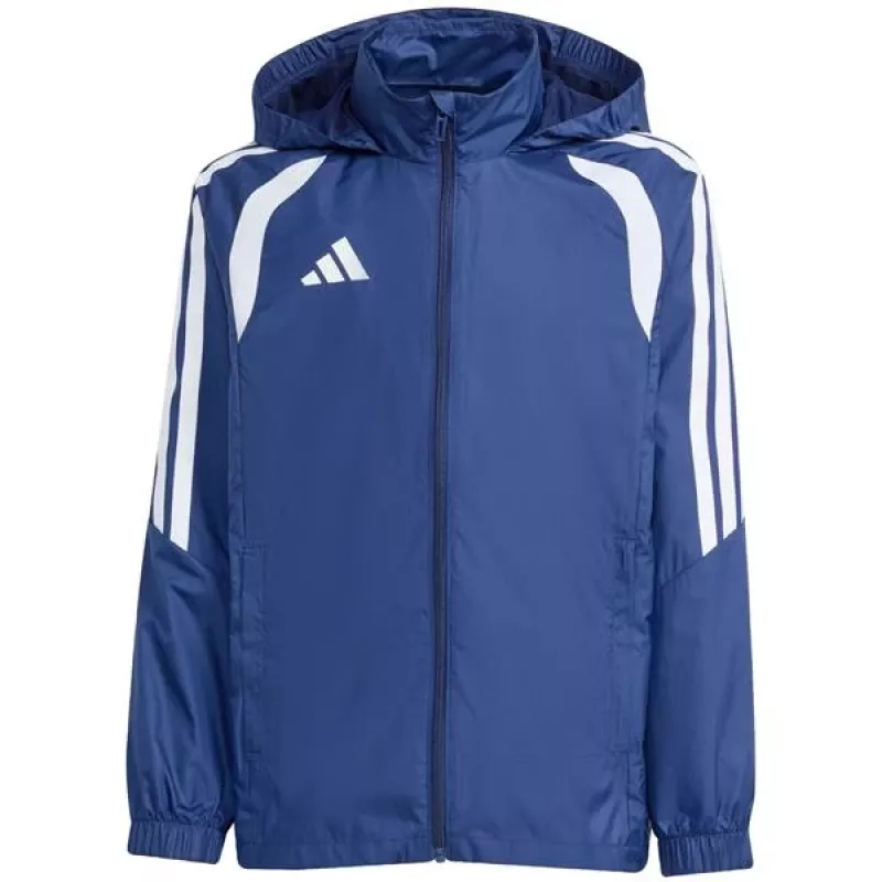 Giacca antivento adidas Tiro 26 League bambino blu navy JY9725 164cm