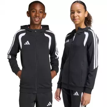 Felpa con cappuccio full zip adidas Tiro 26 League bambino nero KF3324 164cm