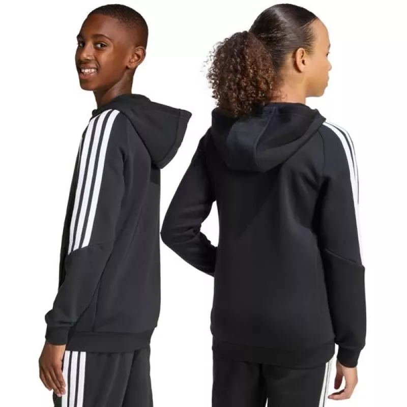 Felpa con cappuccio full zip adidas Tiro 26 League bambino nero KF3324 164cm