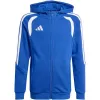 Felpa con cappuccio full zip adidas Tiro 26 League bambino blu KF9102 140cm