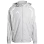 Giacca antivento adidas Tiro 26 League bambino grigio KT2426 164cm