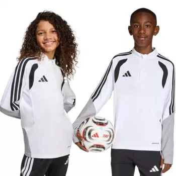 adidas Tiro 26 Competition Training Top felpa bambino bianco-grigio KA7577 164cm