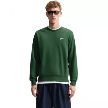 Felpa Nike Club FT uomo verde FN3888 323 S
