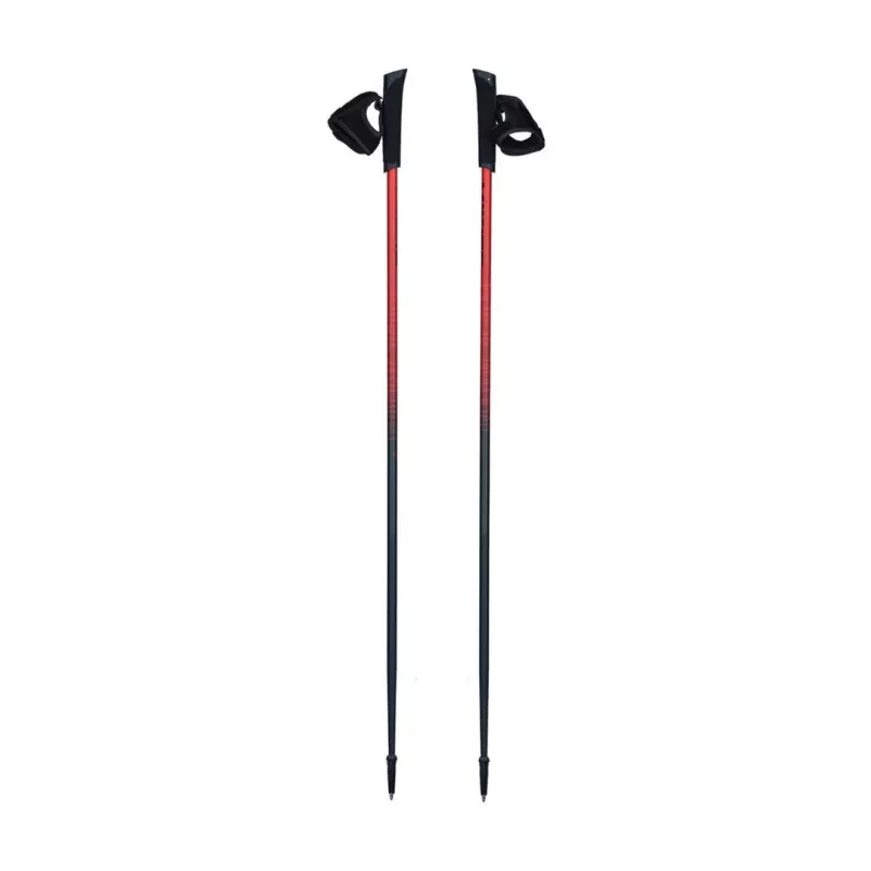 Bastoncini Nordic Walking Pro Trainer 110cm Viking rosso/nero