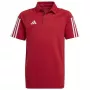 Polo bambino adidas Tiro 23 Competition Cotton rosso HI4715 152cm