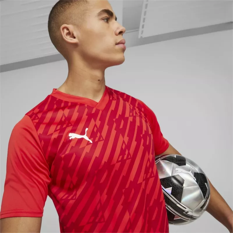 T-shirt uomo Puma teamULTIMATE rosso 705371 01 M
