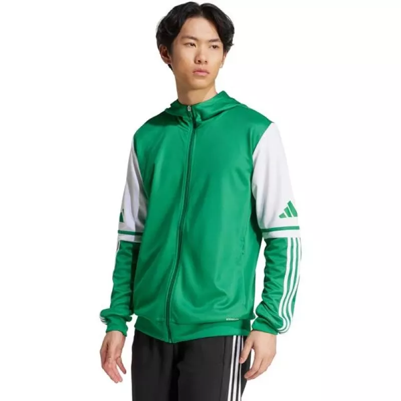 Felpa uomo adidas Squadra 25 Hoody verde e bianco JP3164 M